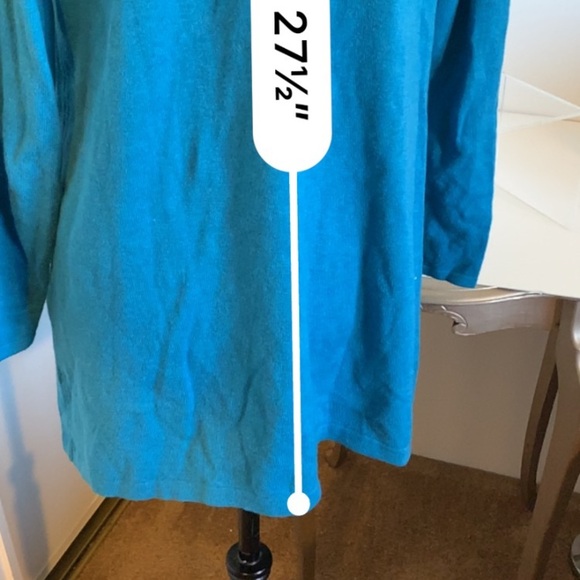 Pure J Jill Turquoise Sweater! Size XS - Picture 4 of 7